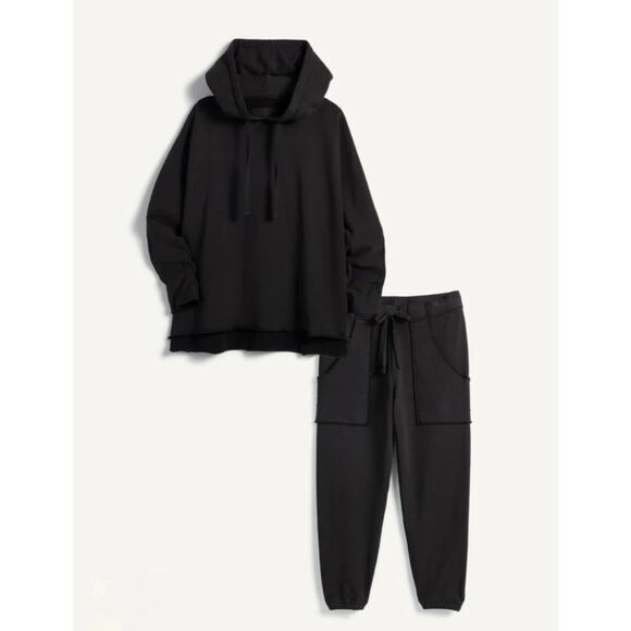 Frank & Eileen VENICE TRAVEL SET Kane Hoodie Eamon Jogger Black M NWT $466 - Picture 6 of 9